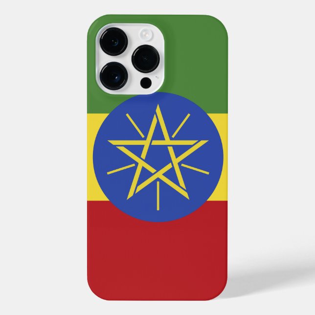 Ethiopia flag iPhone case (Back)