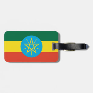 Ethiopia Flag Luggage Tag