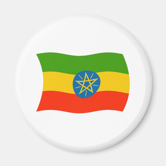 Ethiopia Flag Magnet (Front)