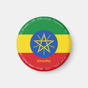 Ethiopia Flag Magnet