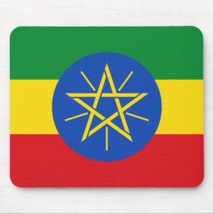 Ethiopia Flag Mouse Pad