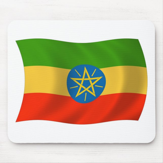 Ethiopia Flag Mousepad (Front)