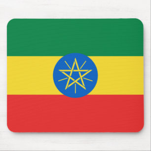 Ethiopia Flag Mousepad