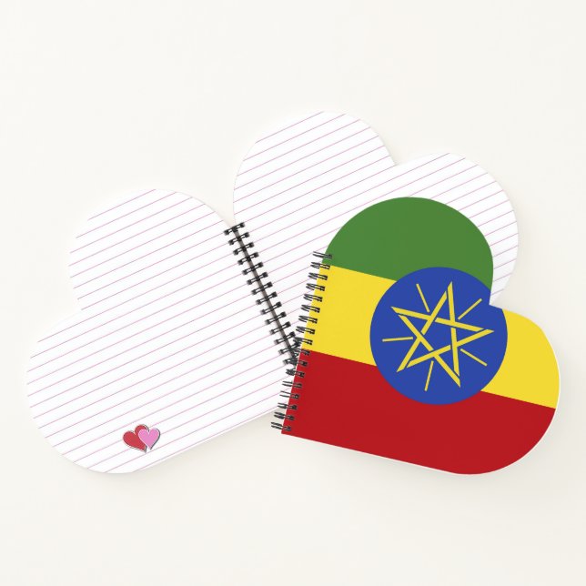 Ethiopia flag notebook (Inside)
