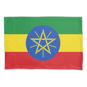 Ethiopia Flag Pillowcase