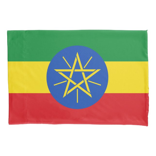 Ethiopia Flag Pillowcase (Front)