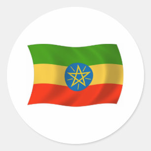 Ethiopia Flag Sticker