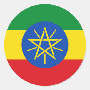 Ethiopia flag Sticker