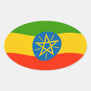 Ethiopia Flag Sticker