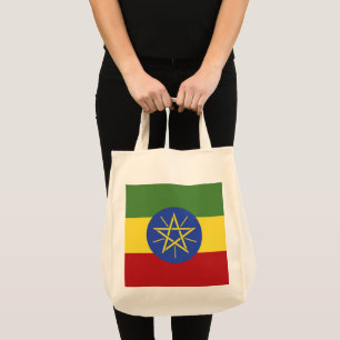 Ethiopia flag tote bag