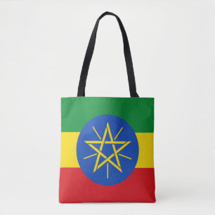 Ethiopia Flag Tote Bag
