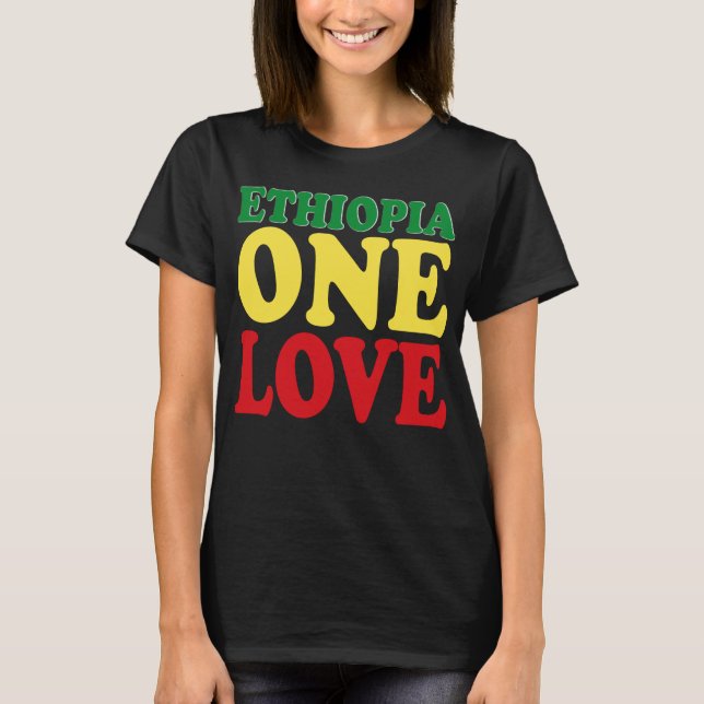 Ethiopia One Love T-Shirt (Front)