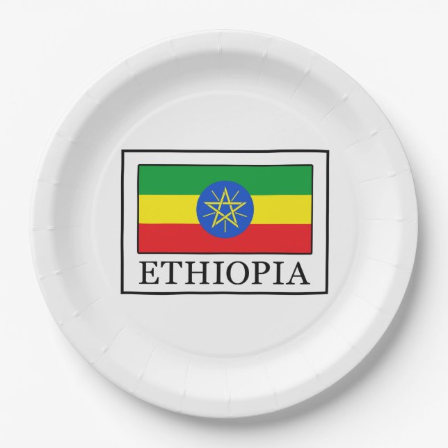 Ethiopia Paper Plate (Front)