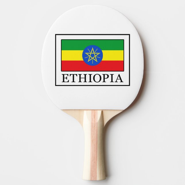 Ethiopia Ping Pong Paddle (Front)