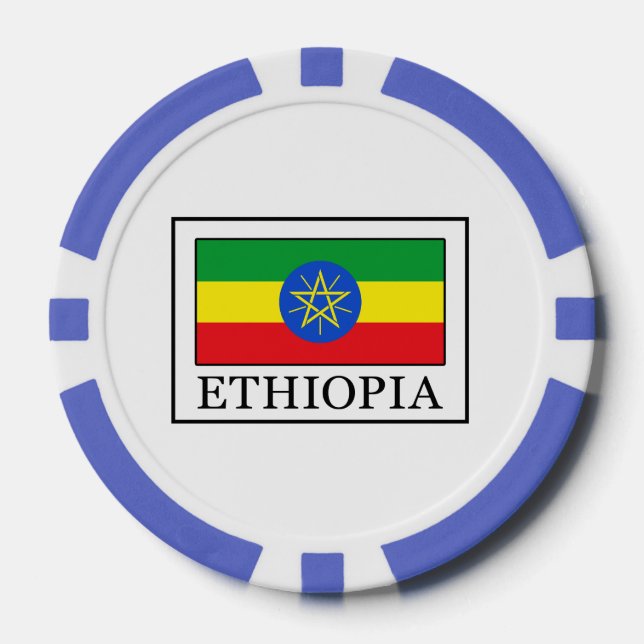 Ethiopia Poker Chips (Front)