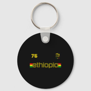 Ethiopia -reggae Rastafari Jamaica Footll Soccer S Key Ring