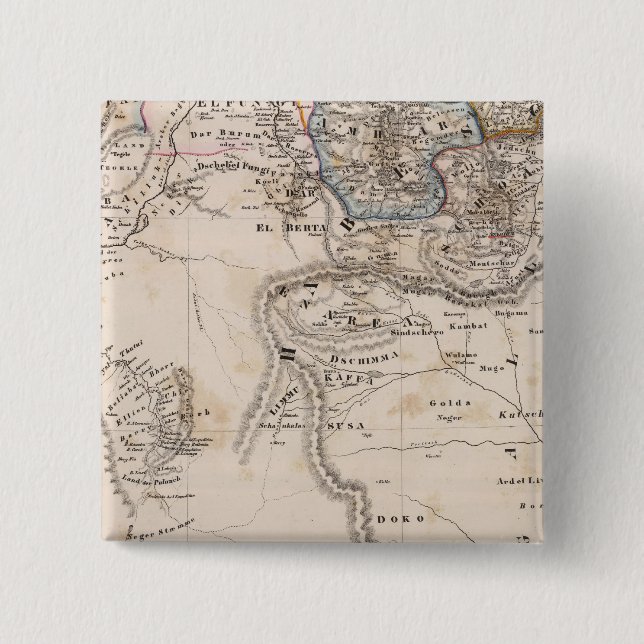 Ethiopia, Somalia, Africa 15 Cm Square Badge (Front)