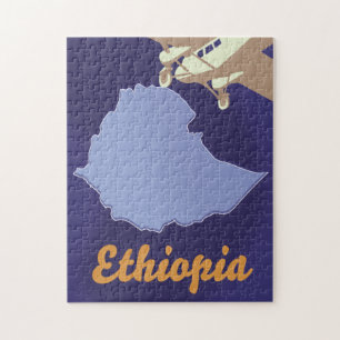 Ethiopia travel poster jigsaw puzzle