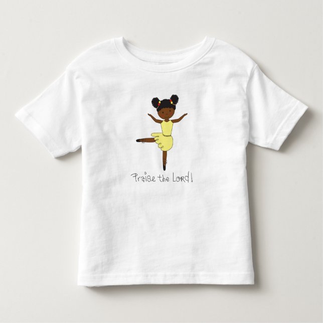 Ethiopian Ballerina Toddler T-Shirt (Front)