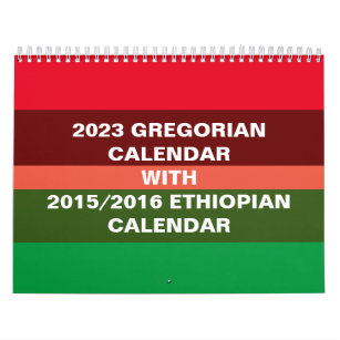 Ethiopian calendar & Gregorian 2023 calendar