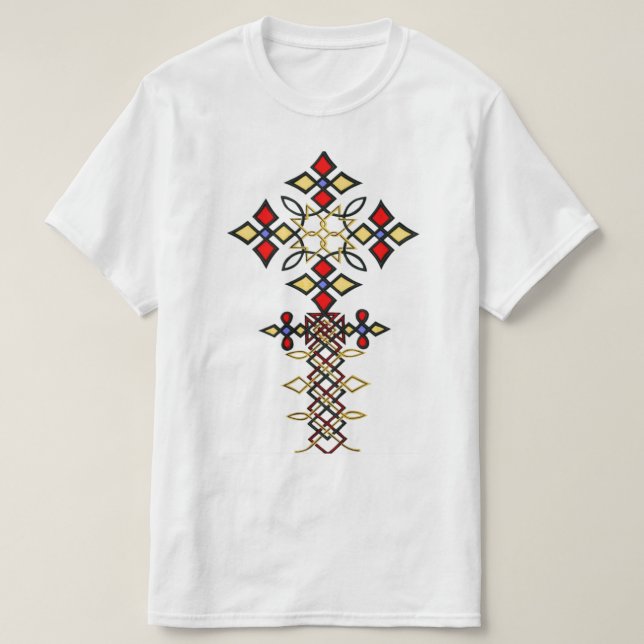 Ethiopian Classic Cross T-Shirt (Design Front)