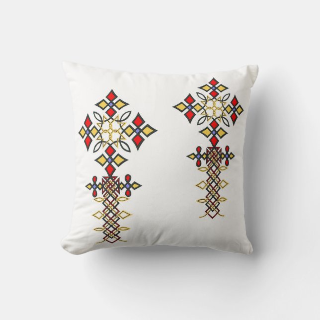 Ethiopian Cross Pillows (Front)