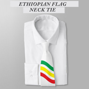 Ethiopian Flag Stripes  Neck Tie