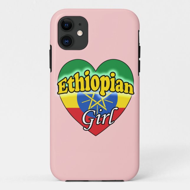 Ethiopian Girl Case-Mate iPhone Case (Back)