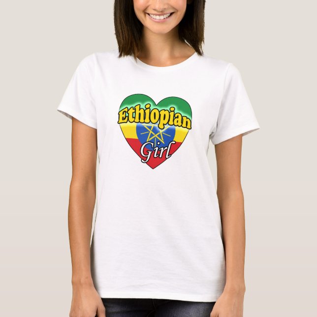 Ethiopian Girl T-Shirt (Front)