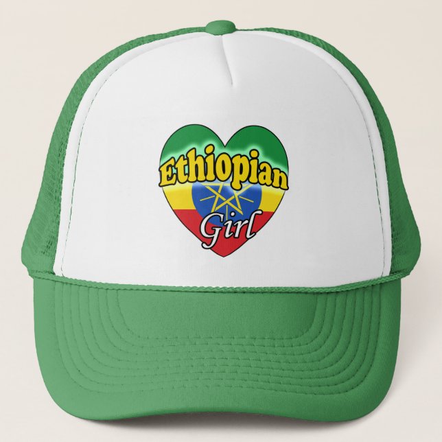 Ethiopian Girl Trucker Hat (Front)