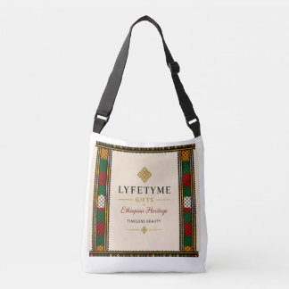 Ethiopian Heritage Geometric Pattern Tote Bag 