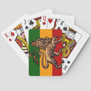 Ethiopian Lion Of Judah Playing Cards