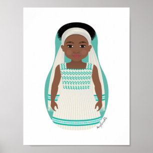 Ethiopian Matryoshka Poster