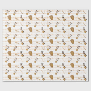 Ethiopian Music Instruments T-Shirt Wrapping Paper