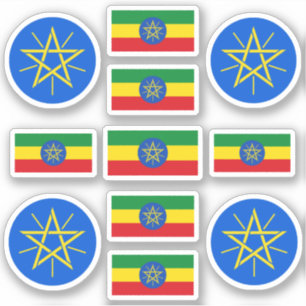 Ethiopian national symbols /Coat of arms and flag