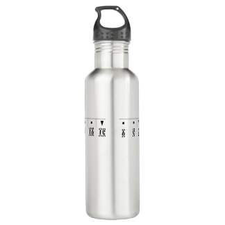 Ethiopian Numeral Clock 710 Ml Water Bottle