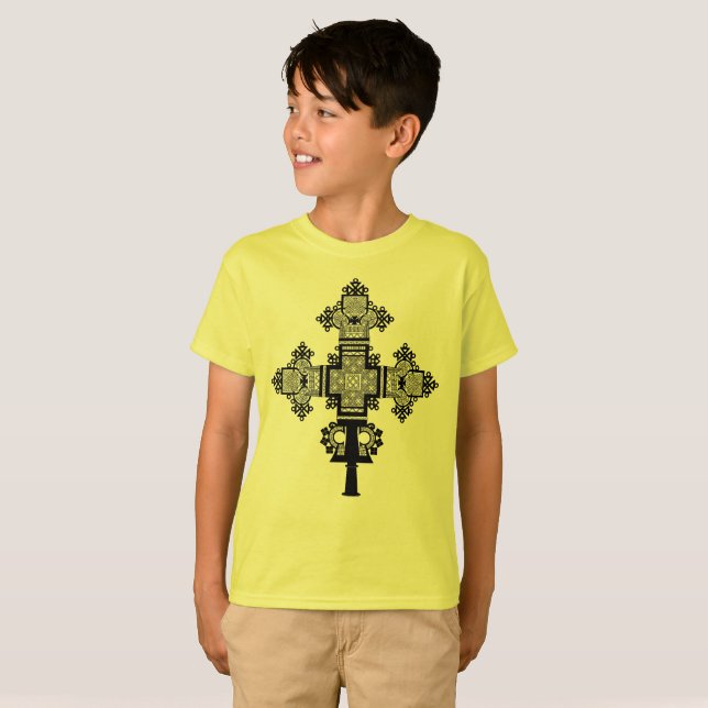 Ethiopian Orthodox Cross T-Shirt (Front Full)