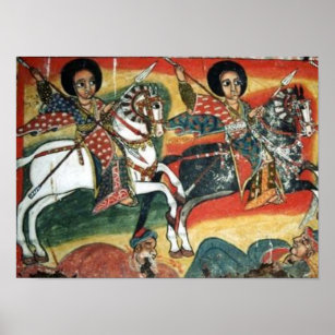 Ethiopian Orthodox Tewahedo Church Painting Poster