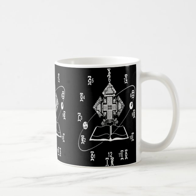 Ethiopian Time Telling Clock Mug (Right)