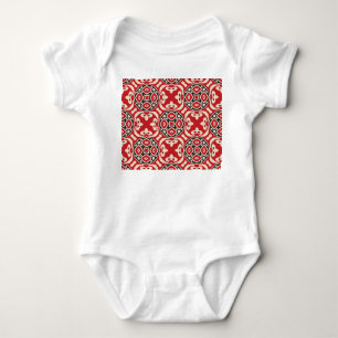 Ethnic Abstract Festive Vintage Ornament Baby Bodysuit