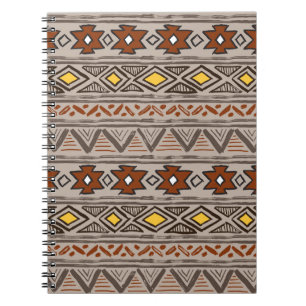Ethnic Abstract: Hand-Drawn Pattern Notebook
