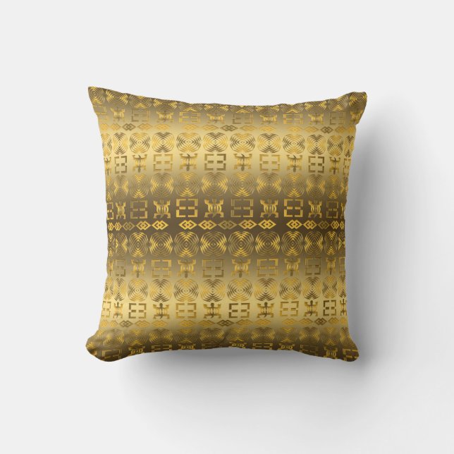 Ethnic African   Adinkra symbols Cushion (Front)