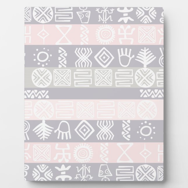 Ethnic African Boho Design - Plaque (Front)