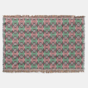 ethnic african geometric  pattern throw blanket