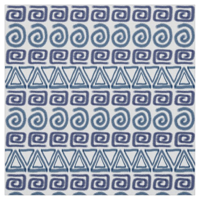 ethnic african hand-drawn pattern fabric (Swatch)
