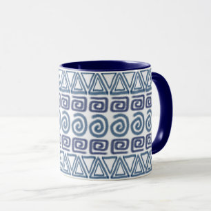 ethnic african hand-drawn pattern mug