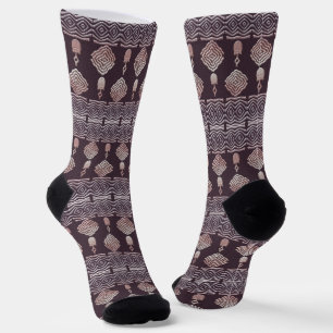 Ethnic african native design socks