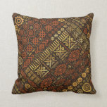 Ethnic African Pattern- browns and golds #5 Cushion<br><div class="desc">Ethnic African Pattern- browns and golds #5</div>