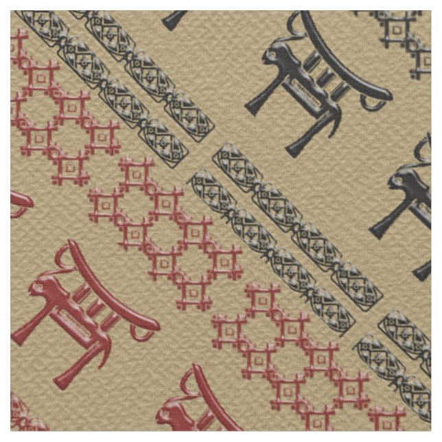 ethnic african seamless pattern fabric (Close Up)