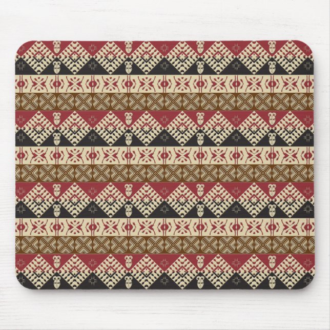 ethnic african seamless pattern mouse pad (Front)